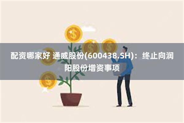 配资哪家好 通威股份(600438.SH)：终止向润阳股份增资事项