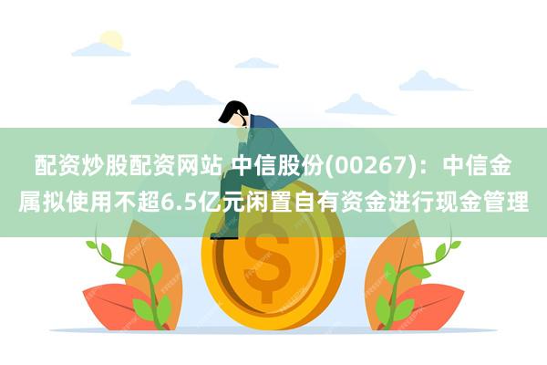 配资炒股配资网站 中信股份(00267)：中信金属拟使用不超6.5亿元闲置自有资金进行现金管理
