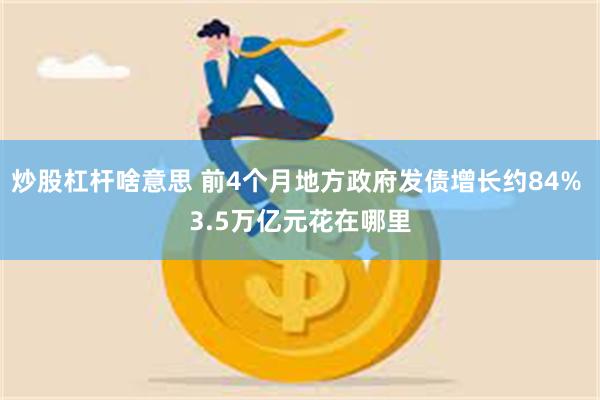 炒股杠杆啥意思 前4个月地方政府发债增长约84% 3.5万亿元花在哪里