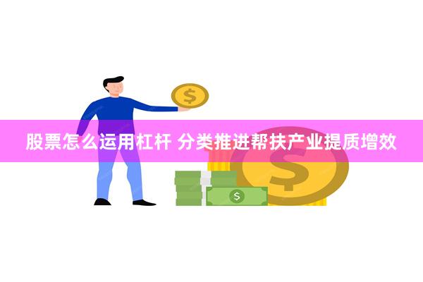 股票怎么运用杠杆 分类推进帮扶产业提质增效
