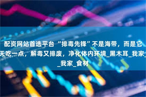 配资网站首选平台 “排毒先锋”不是海带，而是它，每天吃一点，解毒又排废，净化体内环境_黑木耳_我家_食材
